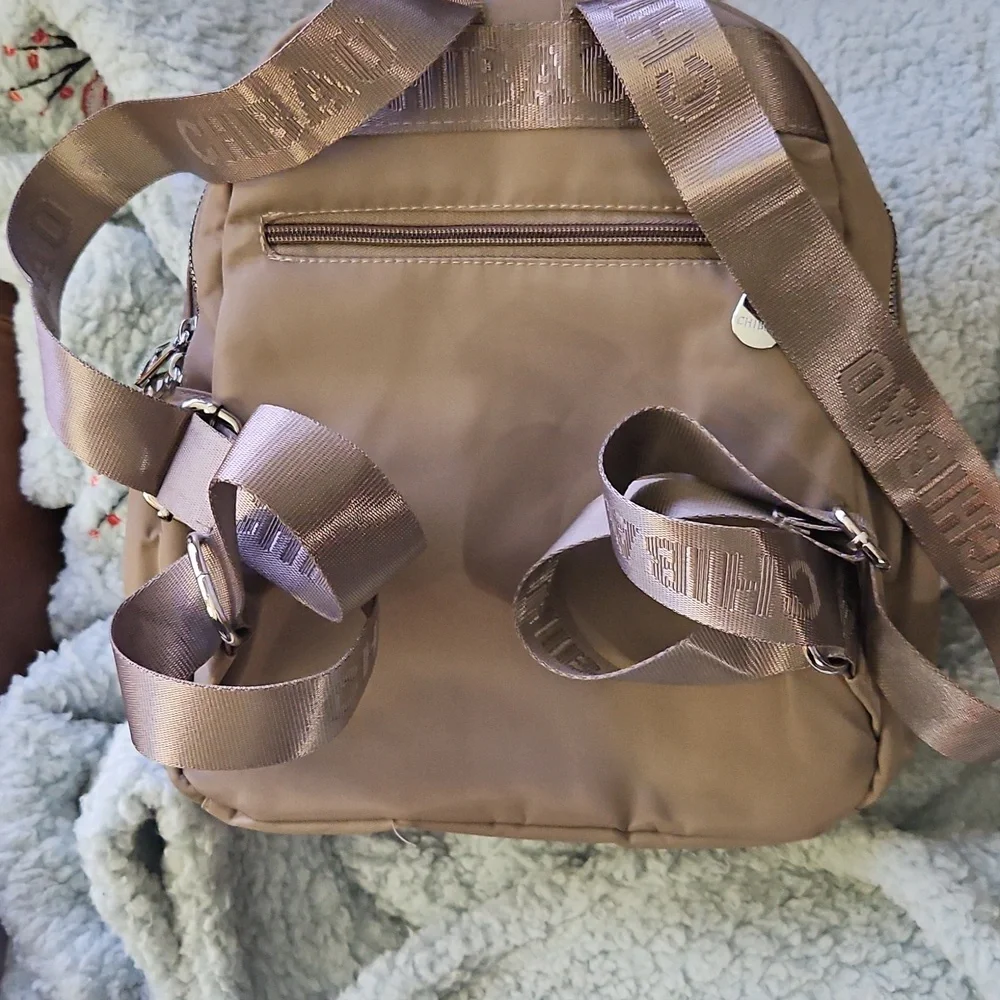 CHIBAO NWOT Nylon Backpack Purse Neutral Lightweight Commuter Travel Utility